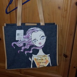 Bobbypin Jeffrey Fulvimari OPTIMISM Shopper Tote